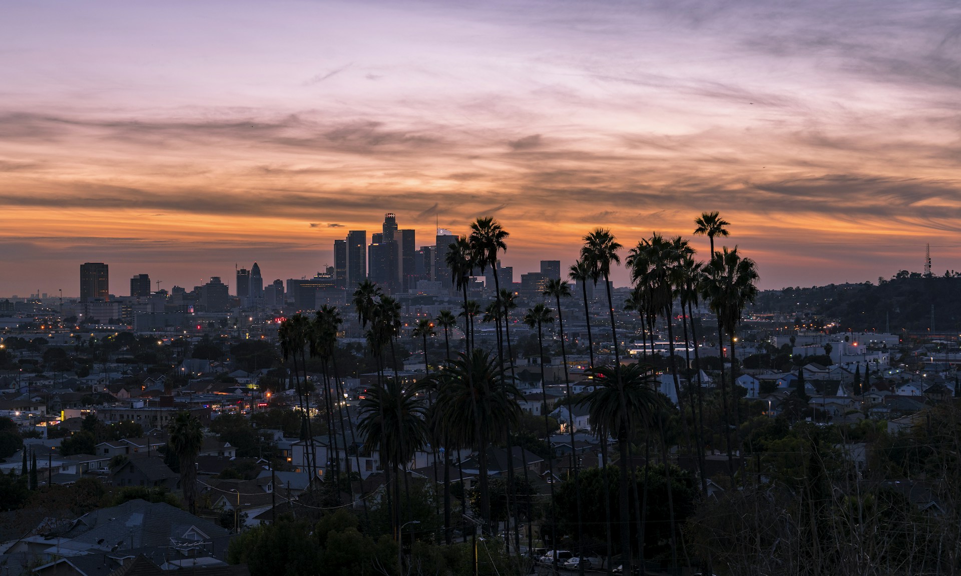 Los Angeles downtown skyline